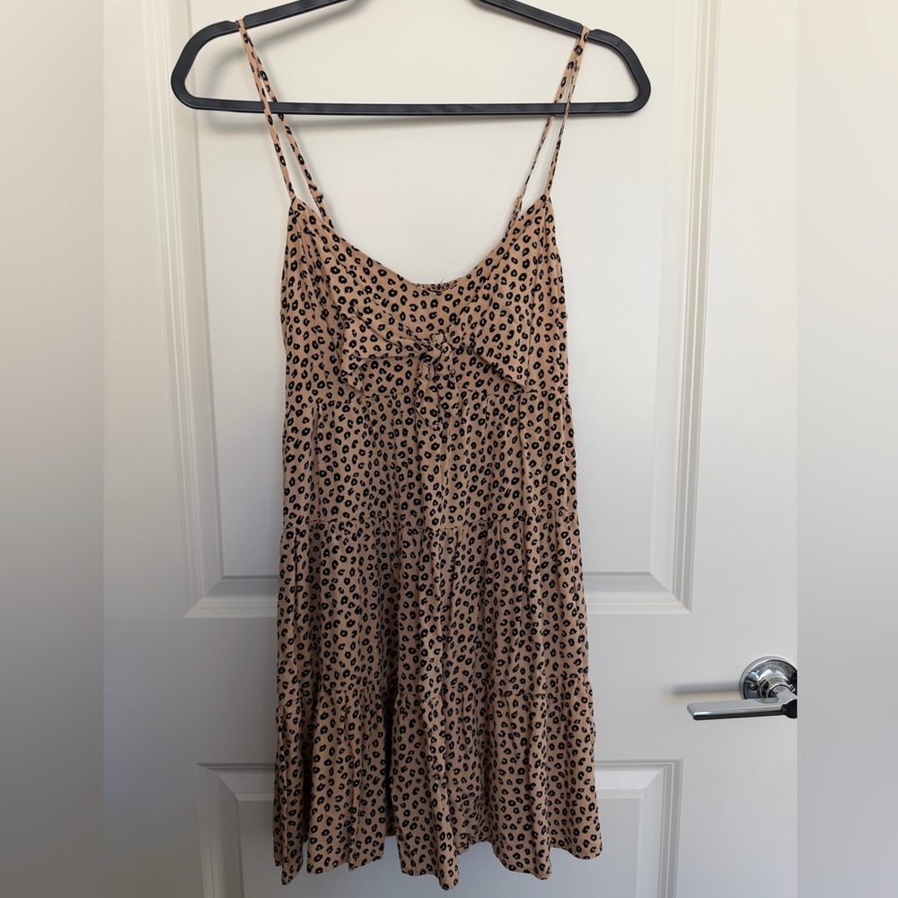 Trixxi Leopard Print Dress